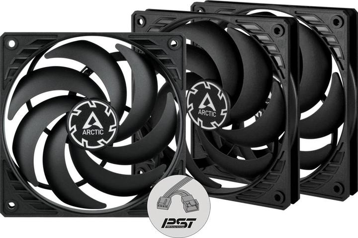 Productafbeelding Arctic P12 SLIM PWM PST 3st Value Pack (120 mm, 3 x)