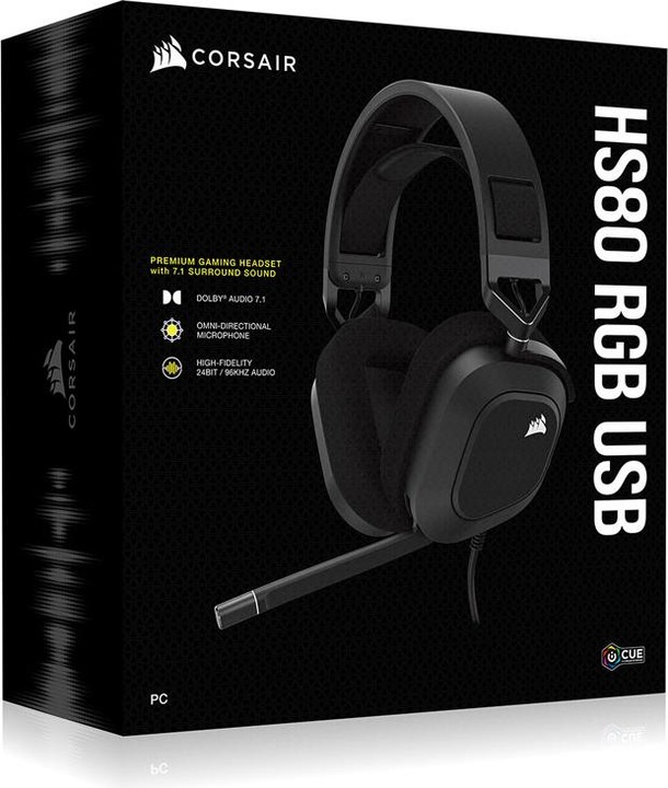 Produktbild Corsair HS80 RGB (Kabelgebunden)
