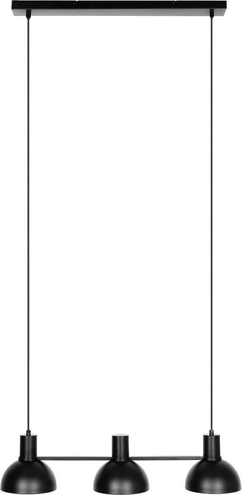 Actual product image Lucande Mostrid 3 pendant light Black (E27)