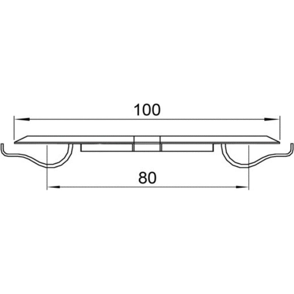 Thumbnail - Bachmann, Kabelschutz + Kabelführung, KABELSCHLANGE Easy-Cover-Quadro - Kabeltrasse-Montageset (Kabelkanal, 100 mm)