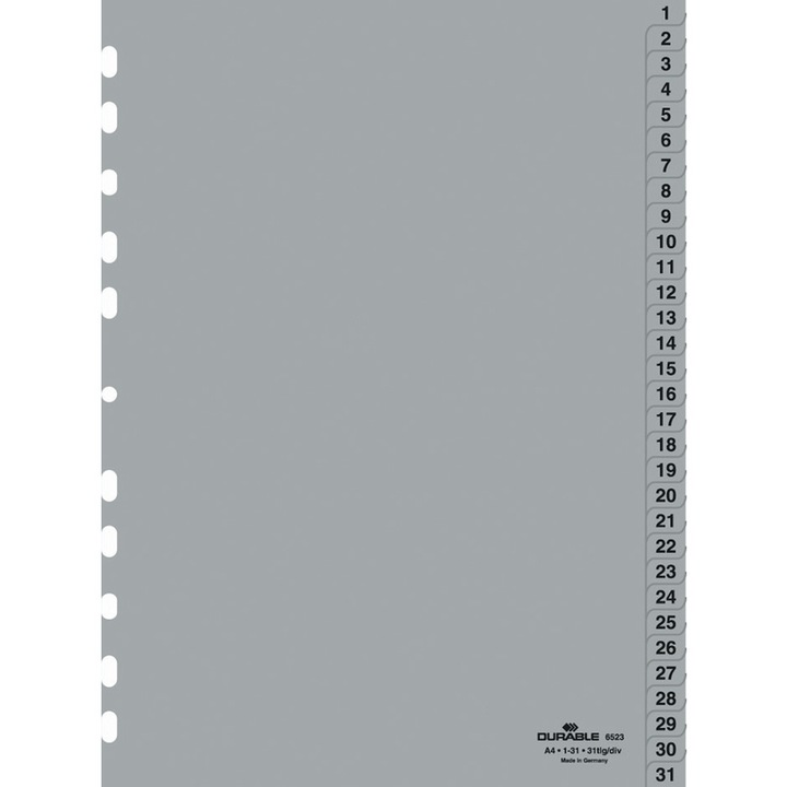 Actual product image Durable Register PP