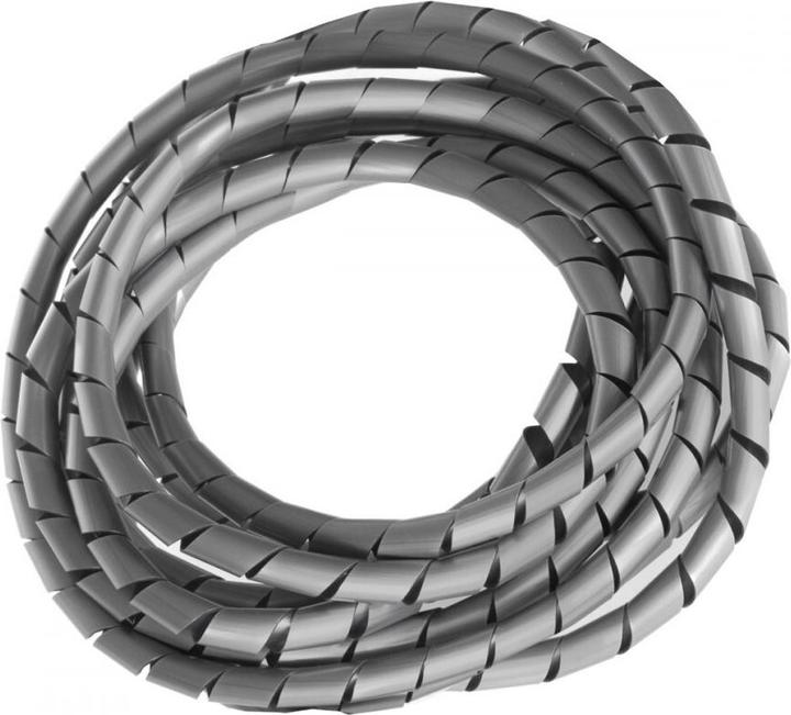 Produktbild Maclean Kabelabdeckung 3m MCTV-684S silber (Kabelspiralschlauch, 300 cm)
