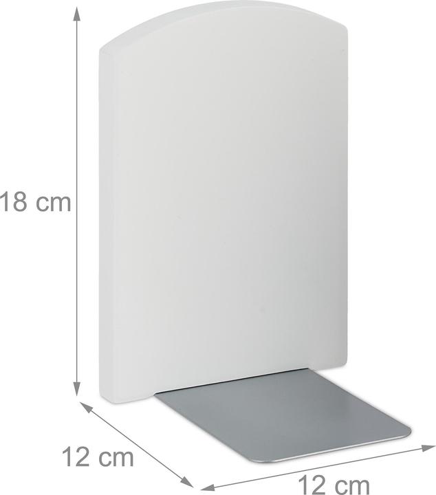 Actual product image Relaxdays 2x bookend (12 x 12 x 18 cm)