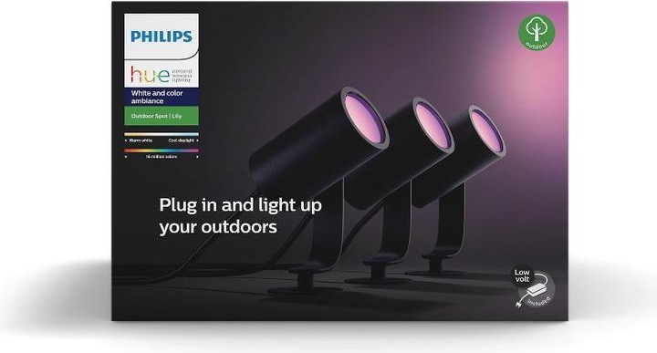 Image du produit Philips Hue Lily Basic Set (DE Connecteur) (640 lm, IP65)