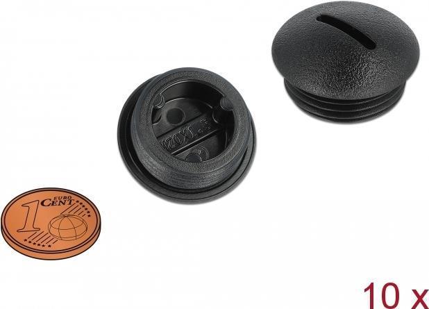 Actual product image Delock Sealing Plug - Black (Pack (Cover)