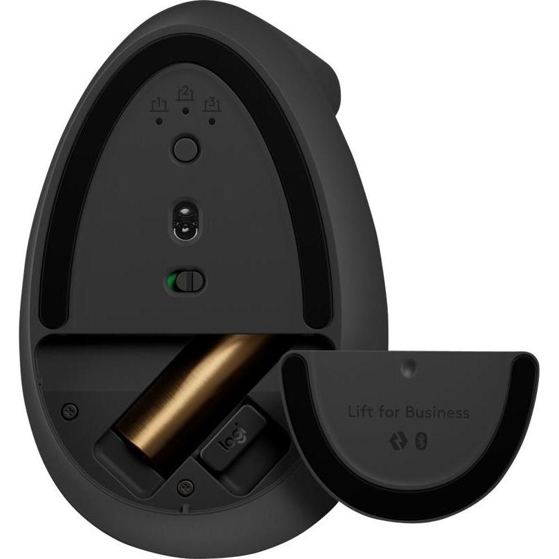 Thumbnail - Logitech Lift (Kabellos), Maus, Grau