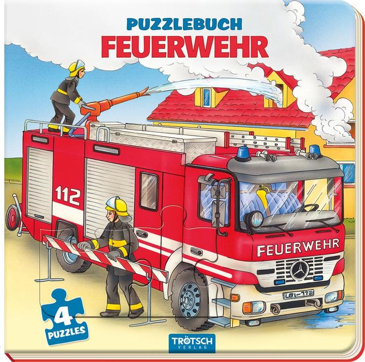 Produktbild Puzzlebuch Feuerwehr (9 Teile)