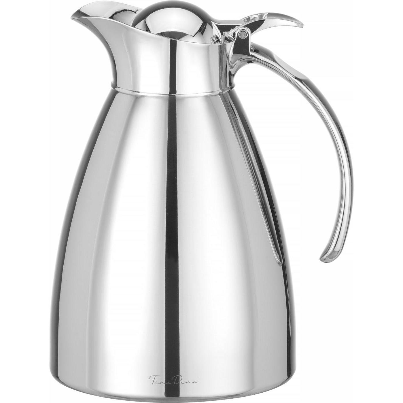 Hendi Isolierkanne Edelstahl 1 L, Thermoskanne, Silber