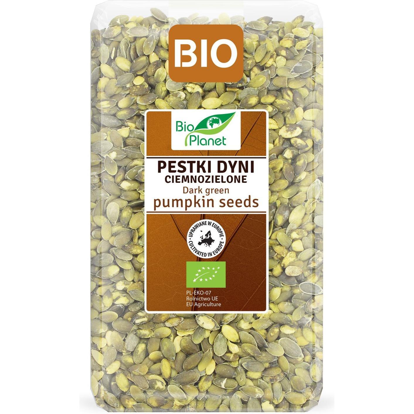 Bio Planet, Semi, Semi di zucca verde scuro (coltivati in Europa) bio 1 kg - Bioplanet