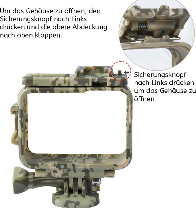 Produktbild Ueli Express Camouflage Halterung Extreme GoPro Hero 12 / 11 / 10 / 9