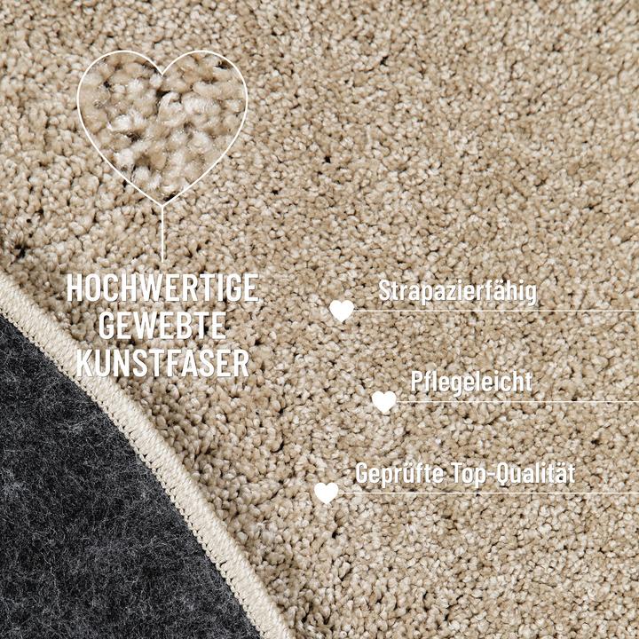 Produktbild Homie Living Kurzflorteppich Manta (200x200 cm)