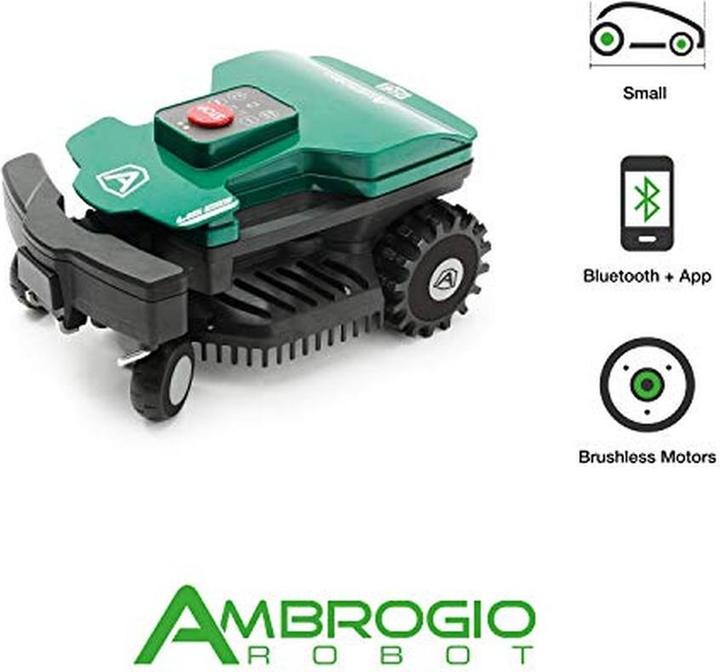 Actual product image Ambrogio L15 Deluxe robotic lawnmower with boundary wireBattery 25.9 V and 5 Ah (600 m², Boundary wire)