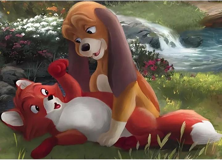 Actual product image Schmidt Spiele SSP Disney, Fox and Hound (1000 pieces)