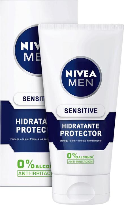 Produktbild NIVEA MEN MEN SENSITIVE protector hidratante 0% alcohol SPF15 75 ml (75 ml, Tagescreme, SPF 15)
