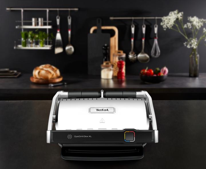 Image du produit Tefal Gril de contact OptiGrill+ (GC7178), Noir