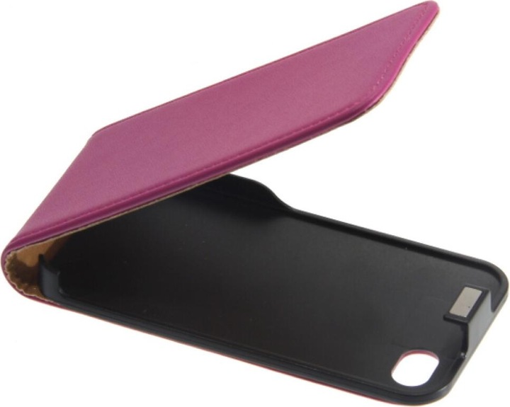 Produktbild OEM Slim Leather Flip Case for iPhone 4/4s hot pink (Apple iPhone 4, Apple iPhone 4s)