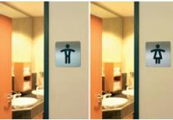 Immagine prodotto Durable Pittogramma PICTO "WC disabilitato", quadrato