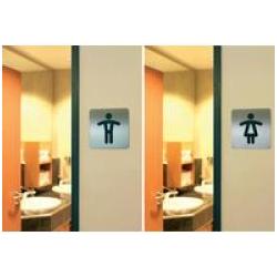 Thumbnail - Durable, Informationsschild, Piktogramm PICTO "WC Behindert", quadratisch