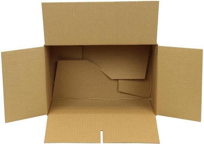 Produktbild Transpak Automatikkarton 1-wellig Masse 285x185x140mm B5 Qualität 1.3B braun Fefco 0711 (20 x)
