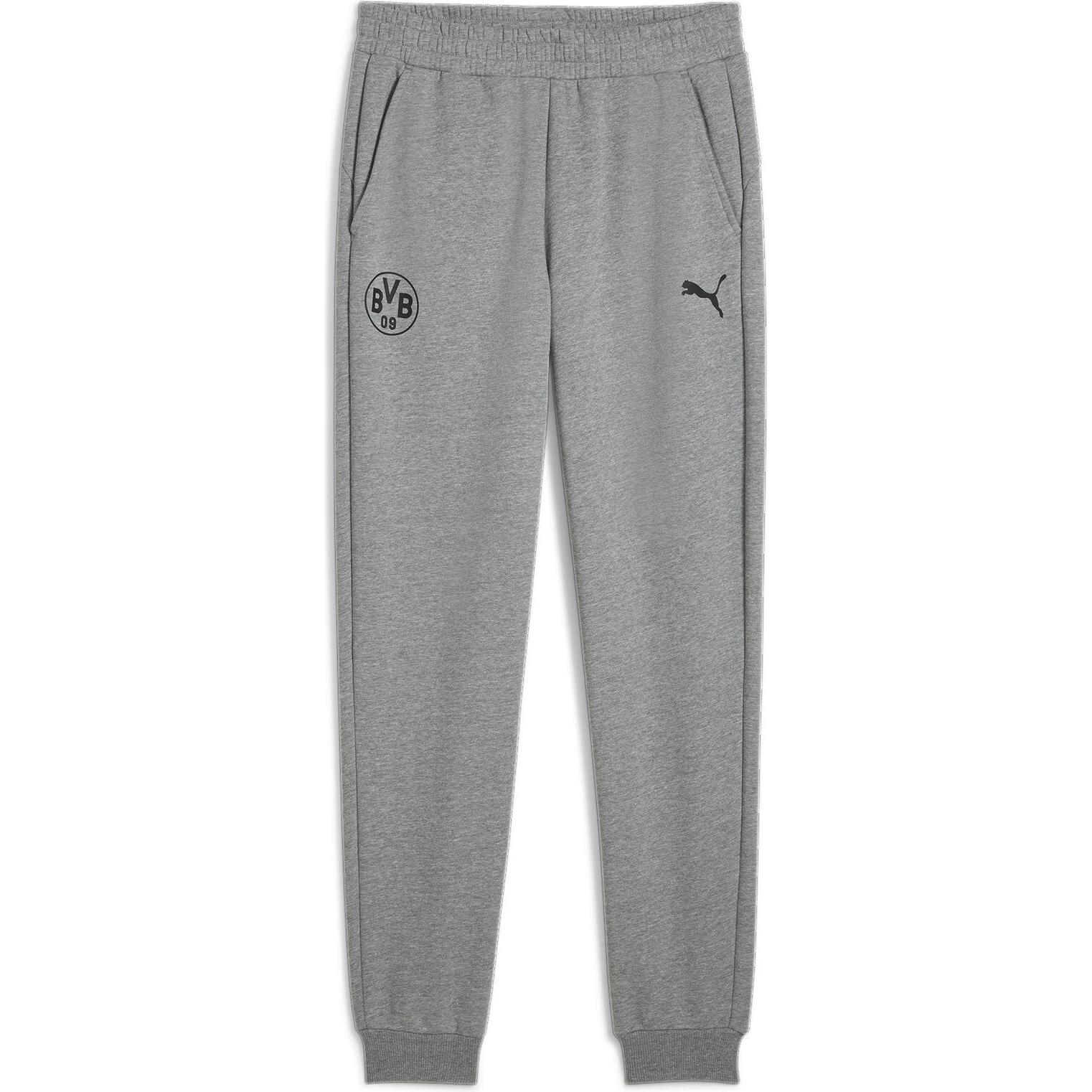 Puma, Herren, Sporthose, BVB ESS Pants FL (XXL), Grau, XXL