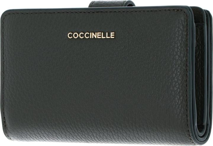 Actual product image Coccinelle Metallic Soft Mini Wallet Grained Leather
