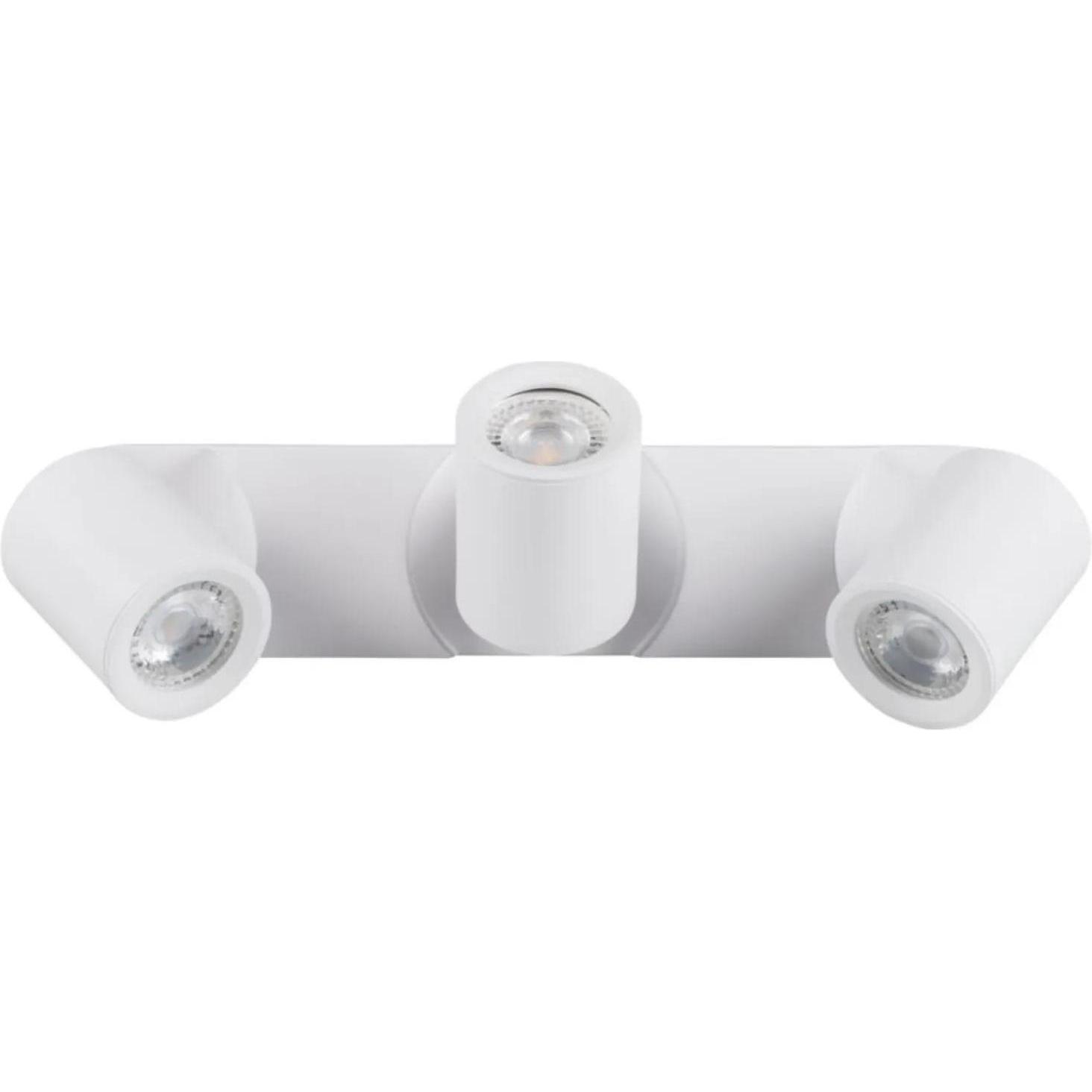 Thumbnail - Kanlux, Wandleuchte + Deckenleuchte, LAURIN 29124 Wand-Deckenleuchte 3x max. 35W GU10 weiss (GU10)