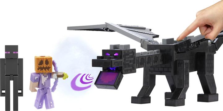 ゲームキャラクター Minecraft 15th Anniversary Ender Dragon Mattel Minecraft 15th Anniversary Ender Dragon Set, 1 ct