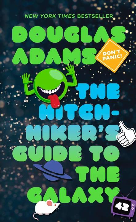 Actual product image The Hitchhiker's Guide to the Galaxy (English, Douglas Adams, 1995)