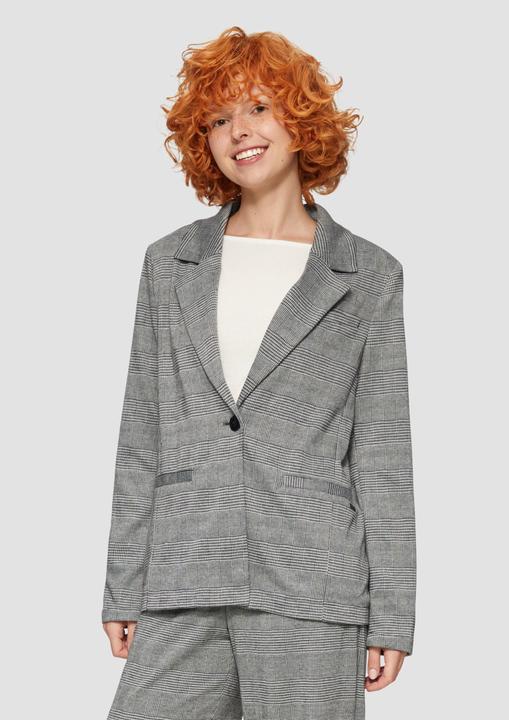 Actual product image S.Oliver Indoor-Blazer Karierter Blazer aus Viskosemix (36)