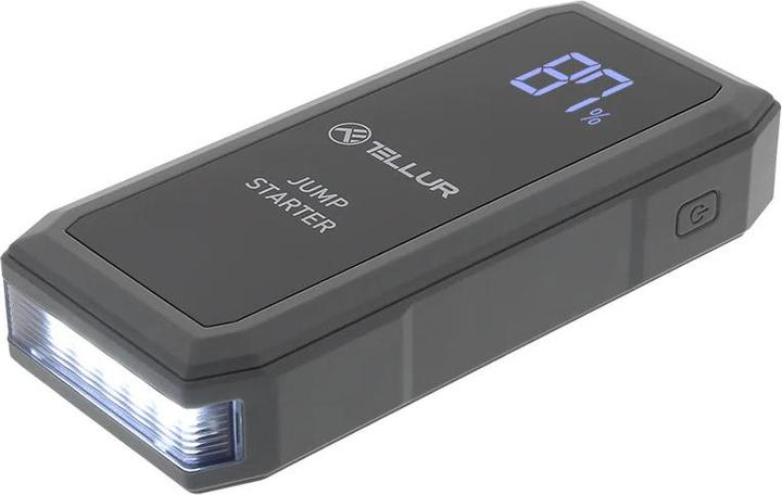 Actual product image Tellur Portable Car Jump Starter, 1500A, Power Bank, 16800mAh, LED Light (1500 A, 16800 mAh)
