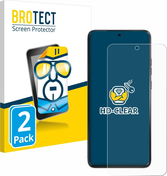 Actual product image BROTECT Screen Protector Clear (2 Piece, Motorola ThinkPhone)