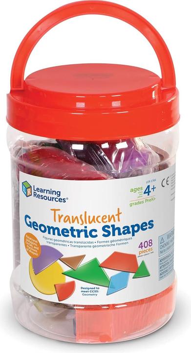 Actual product image Learning Resources Transparente Geometrie-Formen-Set