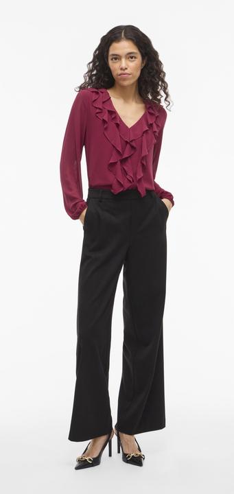 Immagine prodotto Vila VIANE Gerüschtes Oberteil mit langen Ärmeln (36)