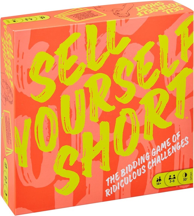 Produktbild Mattel Games Wie tief wirst du sinken? d ab 14 Jahren, Partyspiel, Auktion um schräge Aufgaben (Deutsch)