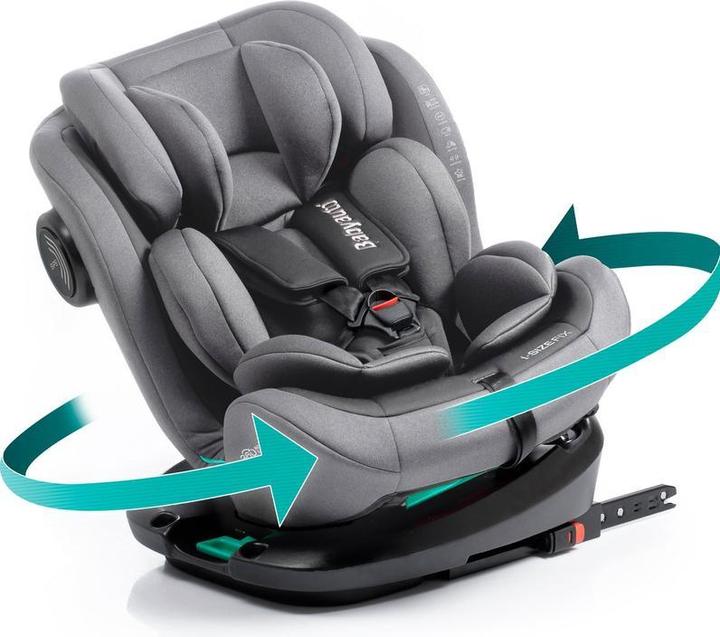 Babyauto Siège auto pour bébé Torna I Taille |40-150 cm -0 -36 kg -0-12 ans |Color Moon Gray |Latest standard (Coque auto, Norme ECE R129/i-Size)