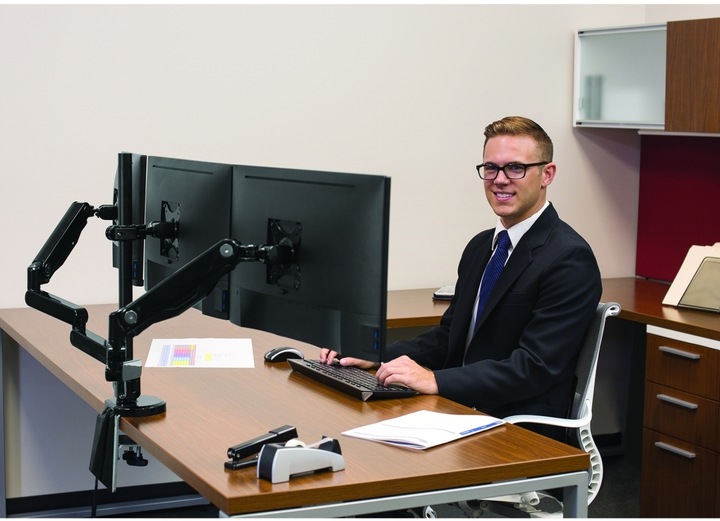 Produktbild Fellowes Platinum Series Dreifach-Monitorarm (Tisch, 27")