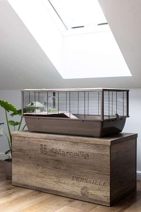 Actual product image Interzoo INTER-ZOO Klatka BOB + WOOD JAPANDI 780x480x360
