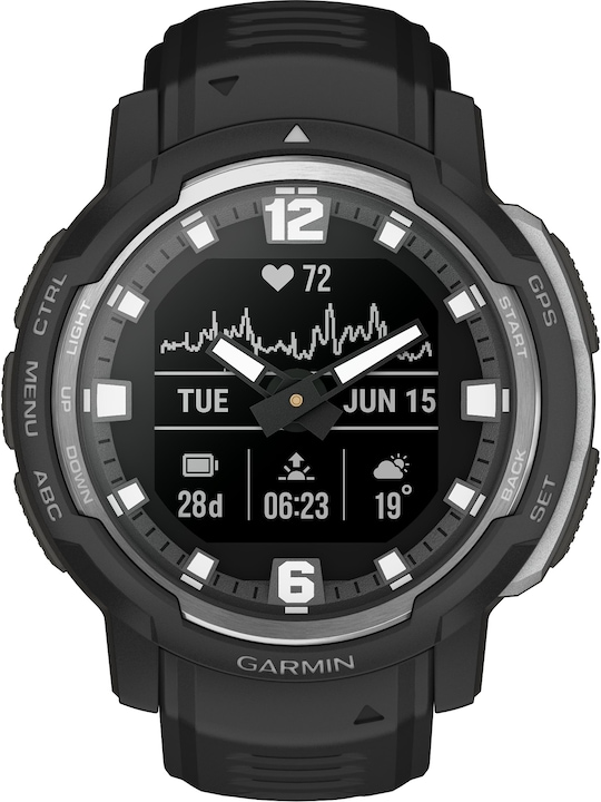 Immagine prodotto Garmin Instinct Crossover nero/grafite, WW (45 mm, Solo WiFi)