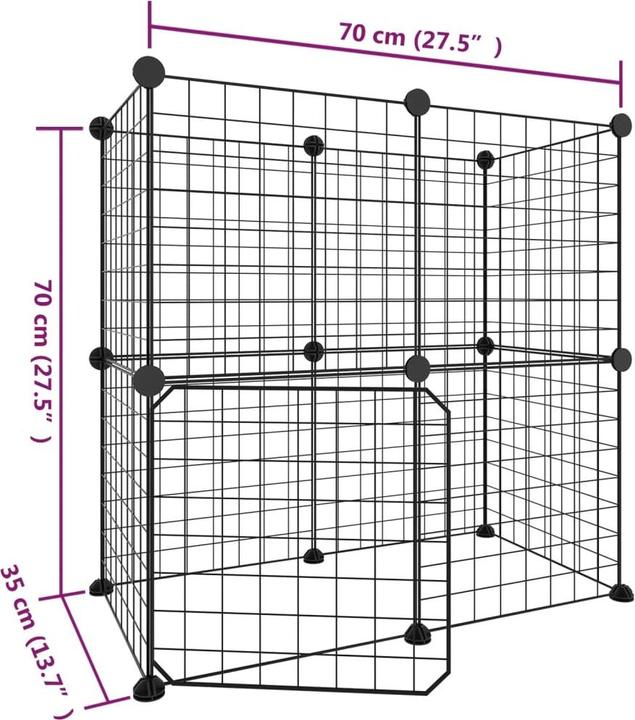 Produktbild vidaXL Haustierkäfig