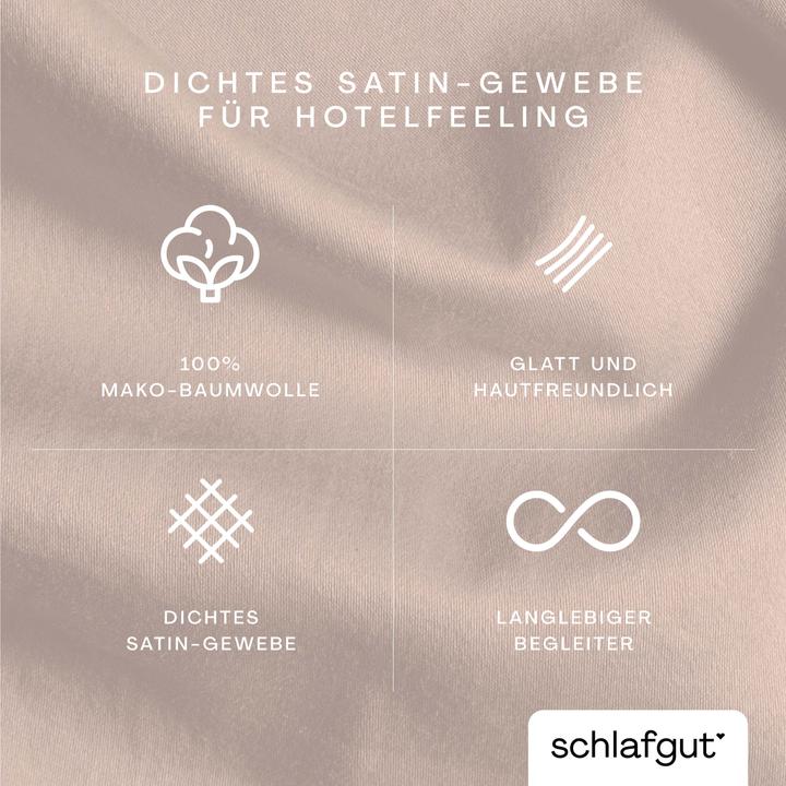 Immagine prodotto schlafgut Woven Satin (Copripiumino, 140 x 200 cm)