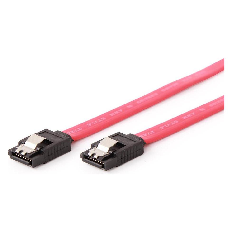 Gembird CC-SATAM-DATA-0.1M SATA-Kabel 0,1 m SATA 7-pin Schwarz (10 cm) (CC-SATAM-DATA-0.1M)