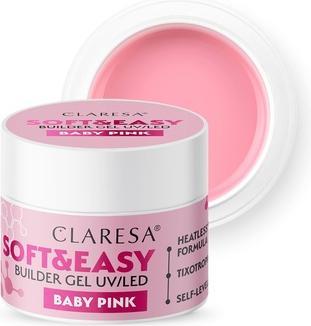 Produktbild Claresa Builder Gel Soft & Easy Baby Rosa 12g (Nagellacktrockner, baby pink)