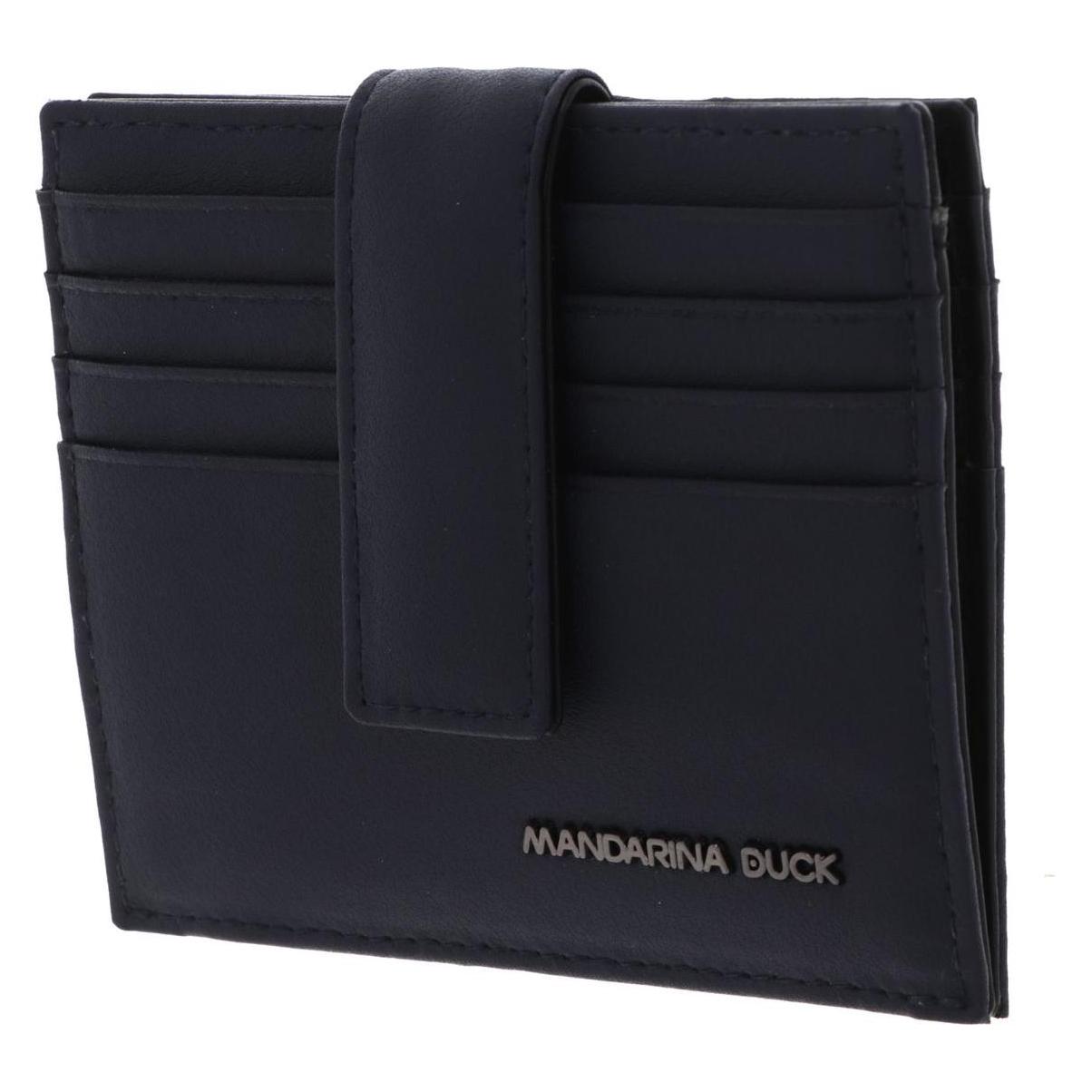 Mandarina Duck, Herren, Portemonnaie, Detroit Leather Rfid Card Holder, Blau