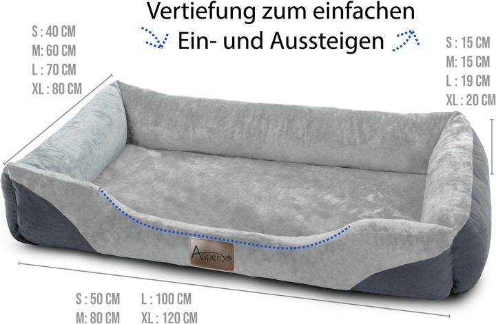 Actual product image Aspero Hanko and Lund Dog Bed and Blanket - 8615 (Dog)