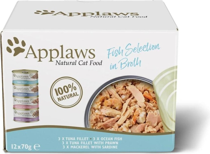 Produktbild Applaws Fisch Multipack (Adult, 12 Stk., 840 g)