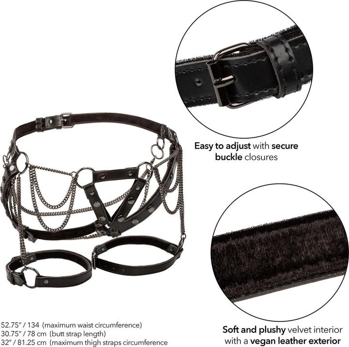 Produktbild CalExotics Euphoria Multichain Oberschenkelharness Premium Plus Grã–Sse