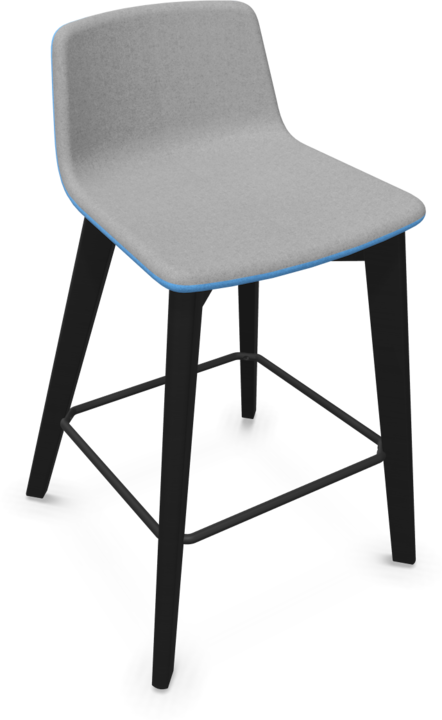 Grey, Light blue, Black, Ash stained black