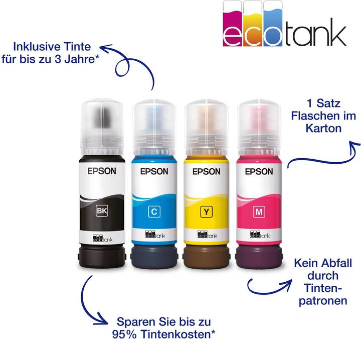 Image du produit Epson EcoTank ET-2876 (Réservoir d'encre, Couleur)