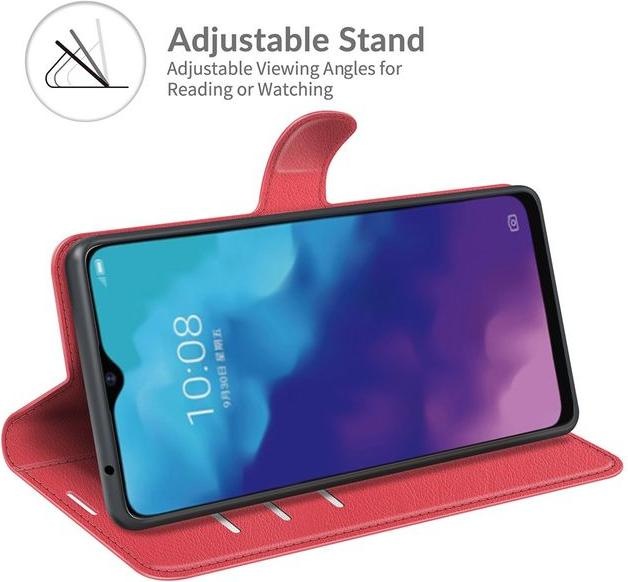 Image du produit MU Classic Série de couvertures de livres en cuir litchi (ZTE Blade V2020 5G, ZTE Blade V30 Vita)