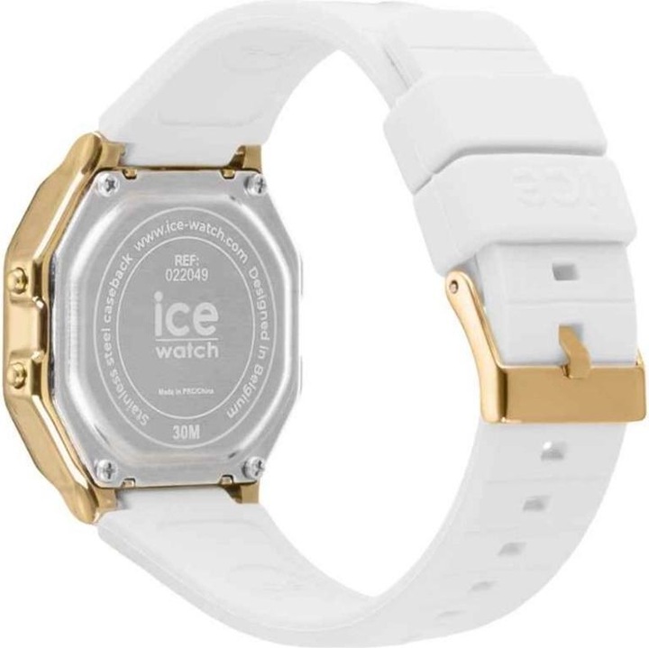 Produktbild ICE Watch Ice Digit Retro White Gold Small 022049